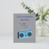 Let's rewind to the 90's briefkaart (Staand voorkant)