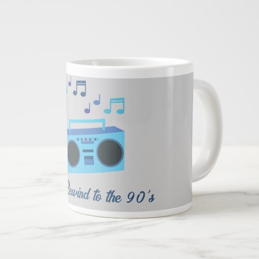 Let's rewind to the 90's grote koffiekop (Voorkant rechts)