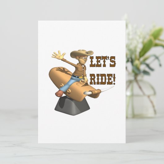 Lets Ride 6 Kaart (Staand voorkant)