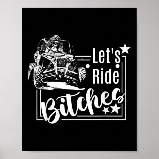 Lets Ride ES UTV SAS Vierwieler UTV Offroad Mudd Poster (Voorkant)