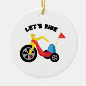 Lets Ride Keramisch Ornament (Voorkant)