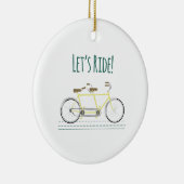 Lets Ride Keramisch Ornament (Rechts)
