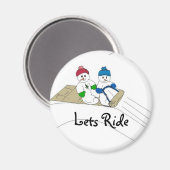 Lets Ride Magneet (Voorkant / Achterkant)