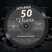 Let's Rock 60 Jaar Muziek LP 60e Verjaardag Kaart