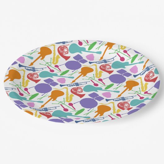 Lets Rock and Roll Papieren Bordje (Gekanteld)