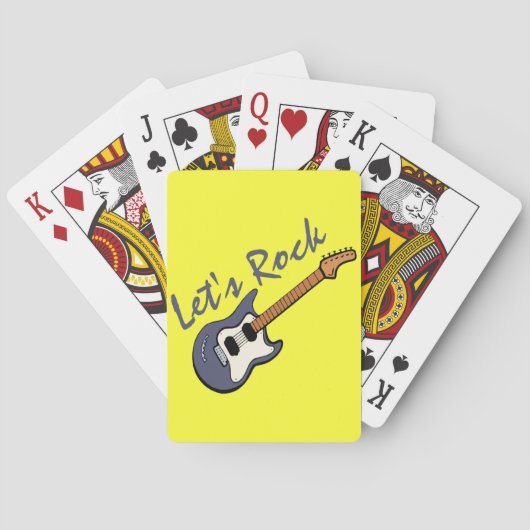 Lets Rock Deck of Cards Pokerkaarten (Achterkant)