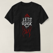Lets Rock en Long Live Rock en Roll T-shirt (Design voorkant)