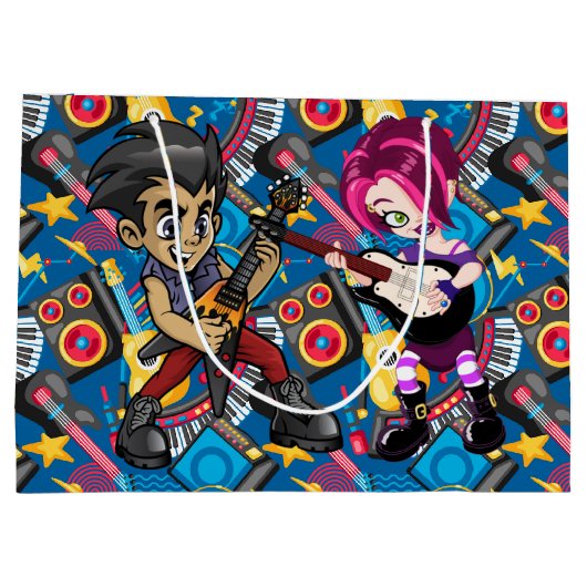 Let's Rock Groot Cadeauzakje (Achterkant)