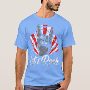 Lets Rock Rock and Roll Music Lovers 1612 T-shirt