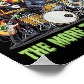 Lets Rock The More The Ier Clic Monsters Halloween Poster (Hoek)