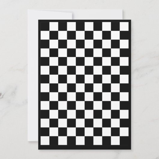 Let's Roll For, Roller Skate Glow Feest Kaart (Achterkant)