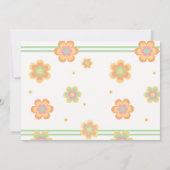 Let's Roll Girl Roller Skating Verjaardagsfoto Kaart (Achterkant)