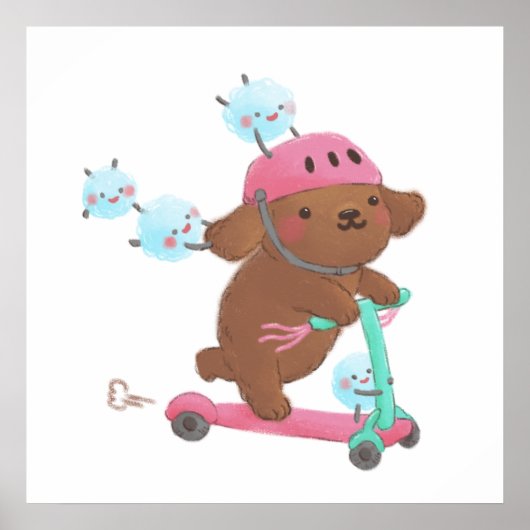 Let's Roll Illustration Poster (Voorkant)