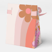 Let's Roll Retro Groovy Roller Schaats Verjaardag  Bedankdoosjes (Achterkant)