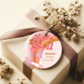 Let's Roll Retro Groovy Roller Schaats Verjaardag  Bedankjes Labels