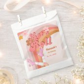 Let's Roll Retro Groovy Roller Schaats Verjaardag  Bedankzakje (Geknipt)