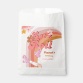 Let's Roll Retro Groovy Roller Schaats Verjaardag Bedankzakje (Voorkant)