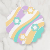 Lets Roll Roller Skate Groovy Birthday Thank you Bedankjes Labels (Achterkant)