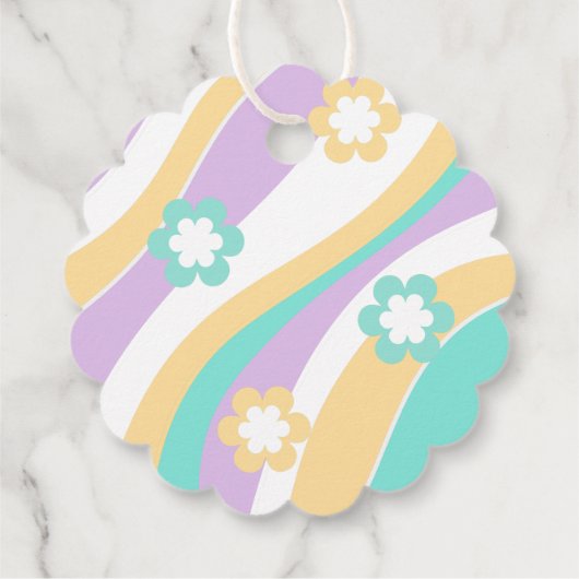 Lets Roll Roller Skate Groovy Birthday Thank you Bedankjes Labels (Achterkant)