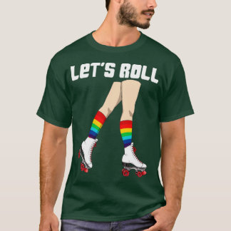 Lets Roll Schaats T-shirt
