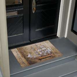 Lets Sail Away - Nautical Deurmat