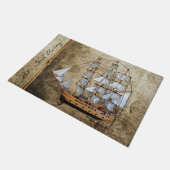 Lets Sail Away - Nautical Deurmat (Schuin)