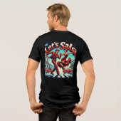 Let's Salsa Dance Tri-Blend T-shirt (Back Design) (Achterkant volledig)