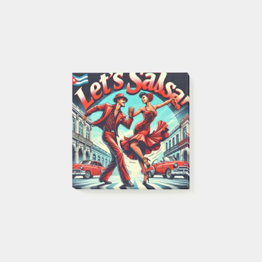 Lets Salsa ,Latin Dancing Post-it® Notes (Voorkant)