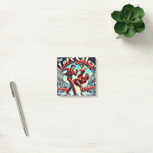 Lets Salsa ,Latin Dancing Post-it® Notes (Kantoor)
