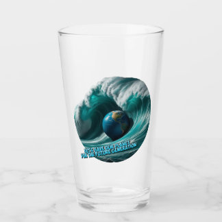 let's save our planet for the future generation glas