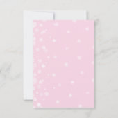 "Let's schaats" kunstschaatsen verjaardagsfeest Kaart (Achterkant)