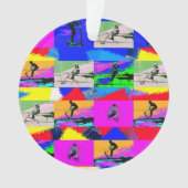 Lets Scoot - Stunt Scooter Rider Ornament (voorkant)