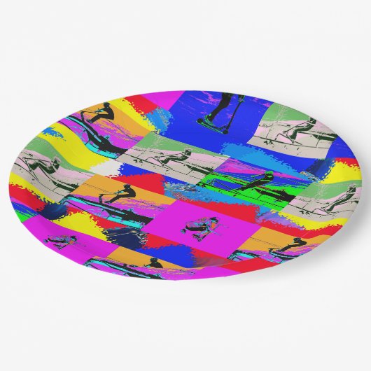 Lets Scoot - Stunt Scooter Rider Papieren Bordje (Gekanteld)