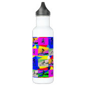 Lets Scoot - Stunt Scooter Rider Waterfles (Links)