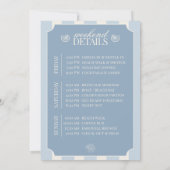 Lets Shellebrate Beach Bachelorette Itinerary and Kaart (Achterkant)