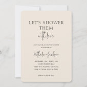 Let's Shower Them With Love | Boho Shower Bridal Kaart (Voorkant)