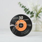 Let's Sing Dance 30 Piano Oude Piano Vinyl Verjaar Kaart (Staand voorkant)