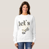 Let's sing trui (Voorkant volledig)