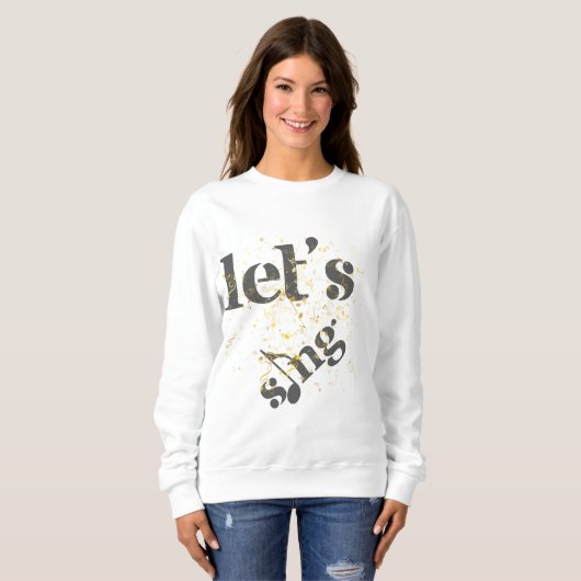 Let's sing trui (Voorkant volledig)