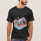 Lets Sleep Under Stars Camping Shirt Retro Camper  (Voorkant)