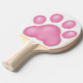 Let's smash it with the paw! tafeltennisbatje (Voorkant Gekanteld)