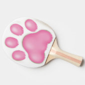 Let's smash it with the paw! tafeltennisbatje (Zijkant)