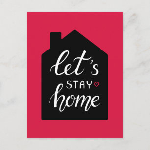 Let's Stay Home 2 Briefkaart