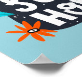 Let's Stay Home Floral Poster (Hoek)