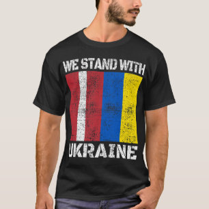 Lets steunt Oekraïne en we staan voor Oekraïne La T-shirt