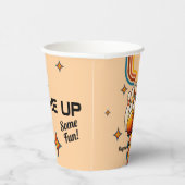 Let's Strike Up Some Fun Bowling Birthday Party Papieren Bekers (Rechts)