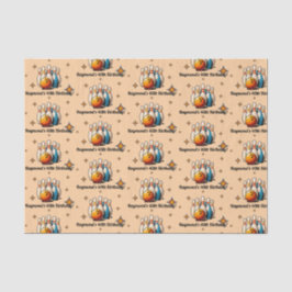 Let's Strike Up Some Fun Bowling Birthday Party Tissuepapier