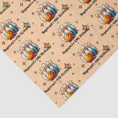 Let's Strike Up Some Fun Bowling Birthday Party Tissuepapier (Detail)