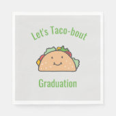  Let's Taco-Bout Afstuderen Taco Servet (Voorkant)