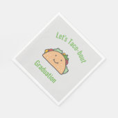  Let's Taco-Bout Afstuderen Taco Servet (Hoek)